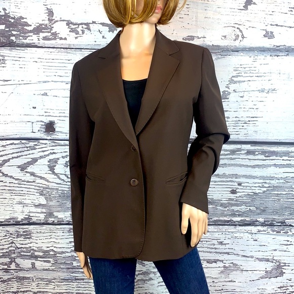 Lafayette 148 New York Jackets & Blazers - Lafayette 148 Brown Wool Blazer - Size 6